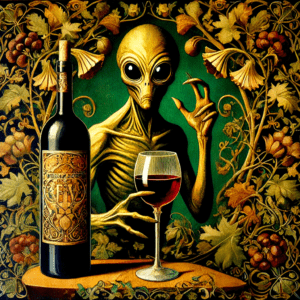 Nouveau Alien with Wine #1