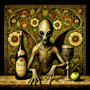 Nouveau Alien with Wine #2