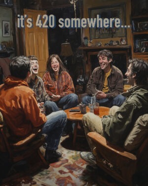 420 Somewhere in Oregon art print