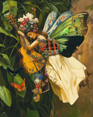 Fairy Playing for All Winged Creatures art print