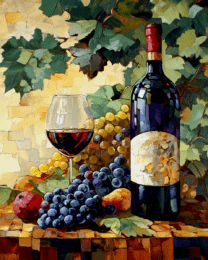 Classic Wine Bottle Still-Life