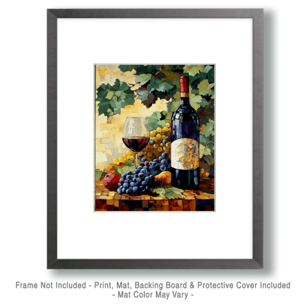 Classic Wine Bottle Still-Life Art