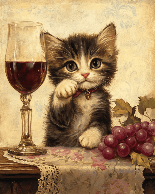 Kitten Too Young for Vino