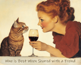 Wine is Best with a Friend