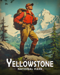 Yellowstone National Park - Vintage Hiker