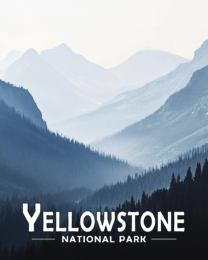 Yellowstone National Park - Misty Mountains