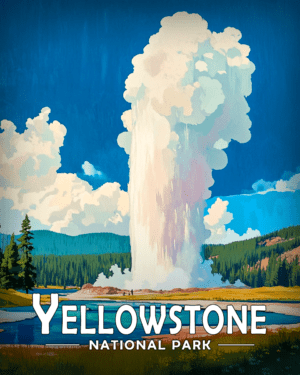 Yellowstone National Park - Geyser