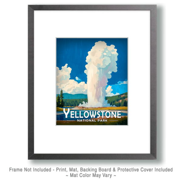 Yellowstone National Park - Geyser Art