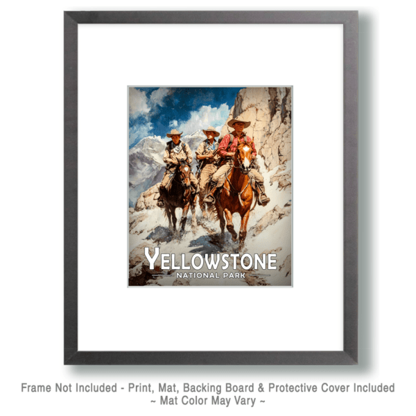 Yellowstone National Park - Trail Ride Art