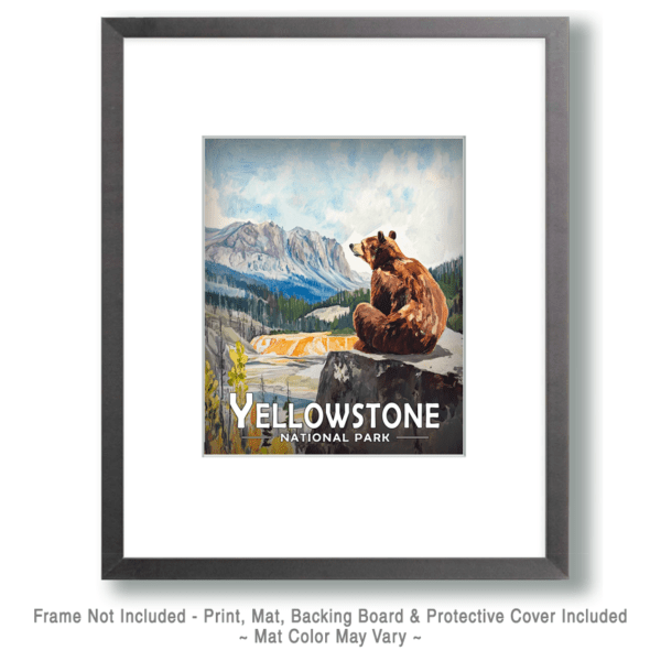 Yellowstone National Park - Sitting Bear Art