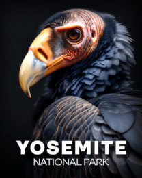 Yosemite National Park - Vulture Portrait