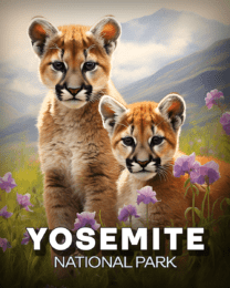 Yosemite National Park - Mountain Lion Cubs