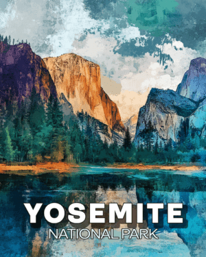 Yosemite National Park - Vertical Landscape