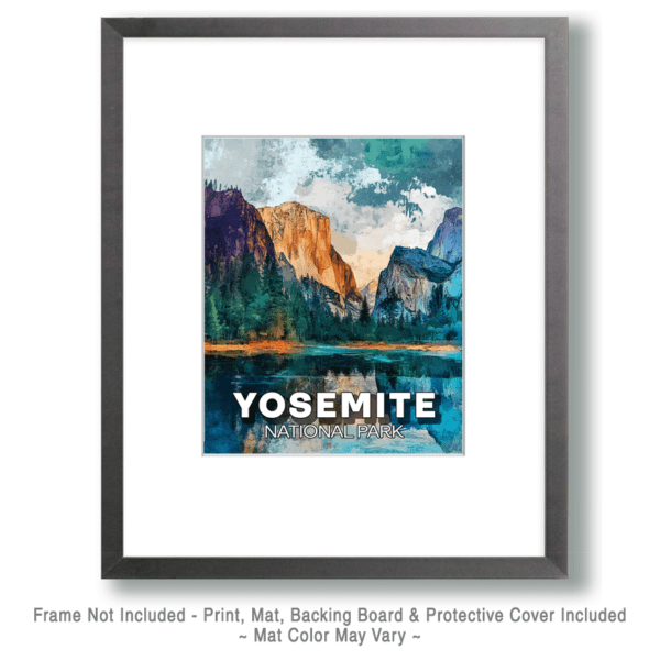 Yosemite National Park -Vertical Landscape Art