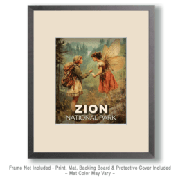 Zion National Park - Fairy Giving Directions Art