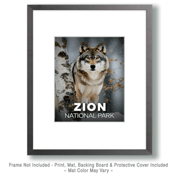 Zion National Park -Wolf and Birch Art