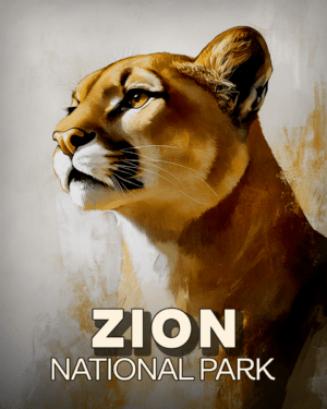 Zion National Park - Proud Mountain Lion