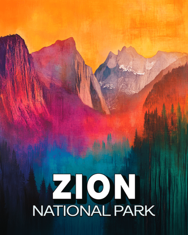 Zion National Park - Abstract Zion