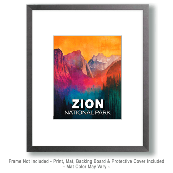 Zion National Park - Abstract Zion