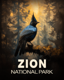 Zion National Park - Stellers Jay