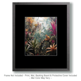 Air Plant Bromeliads with a Monkey Art