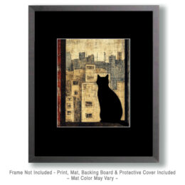 Cityscape Kitty Art
