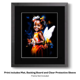 Smiling Flower Fairy art print