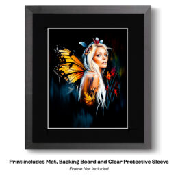 Swedish Fairy at Night art print