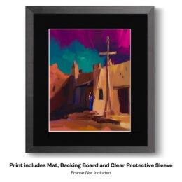 The Big Chapel Abstract Impressionism art print