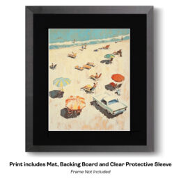 Classic Car Beach Bum art print