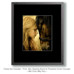 A Moment Between a Girl and Her Horse Art