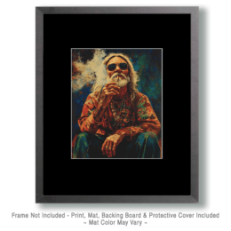Hippy Smoking Art