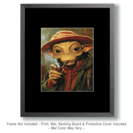 Mellow Alien Smoking Art
