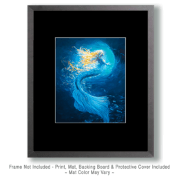 Midnight Blue Siren Art