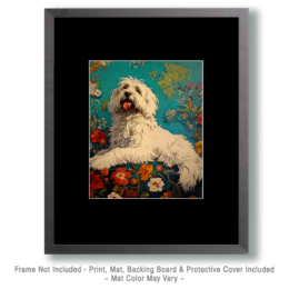 Vintage Old English Sheep Dog Art