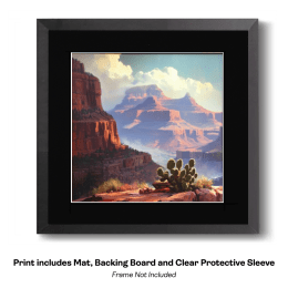 Southwestern Cliff Dreamscape art print