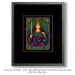 Justice Tarot Card Art