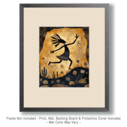 Kokopelli Dancing Art