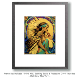 High Desert Eagle Fairy Art