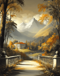 Entrance to Secluded Villa art print