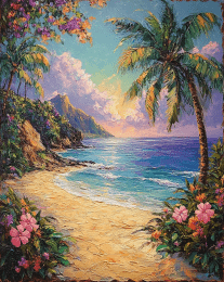 Hawaii in Purple Hues art print