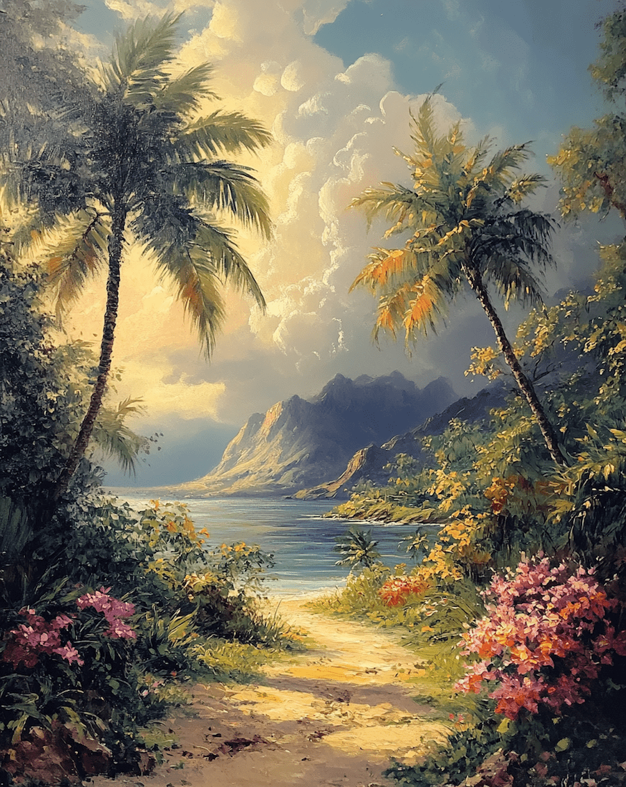 Storm Coming Over Hawaii art print