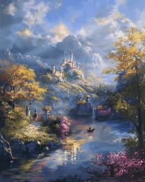 View of Paradise Kingdom art print