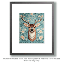 Nouveau Buck Deer Art