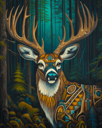 BOHO Buck Deer in Woods