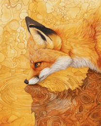 Stylized Red Fox