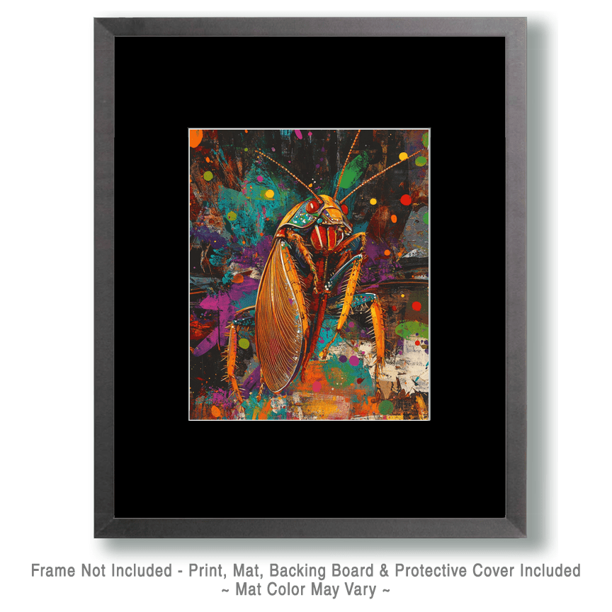 Abstract Cockroach Art