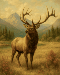 Vintage American Elk