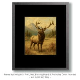 Vintage American Elk Art