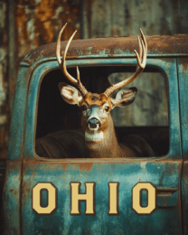 Ohio Buck in Pickup